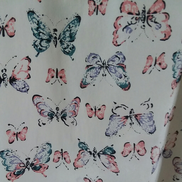 Joie Silk Racerback Tank Top With Butterflies - Picture 7 of 7